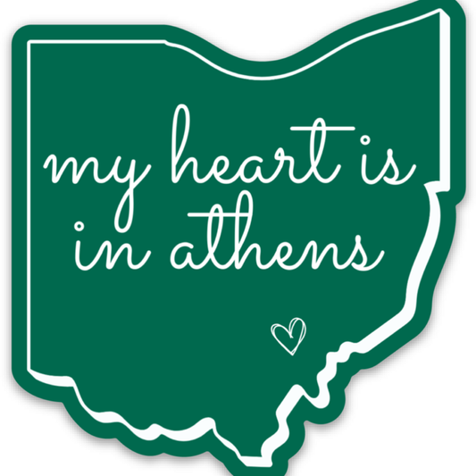 “My Heart Is in Athens” Magnet