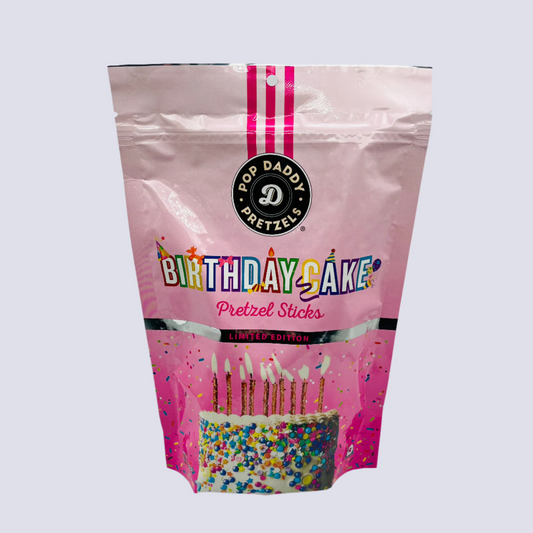 Birthday Cake Pretzel Sticks by Pop Daddy Snacks