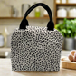 Chic Insulated Lunch Tote with Reusable Hot/Cold Packs