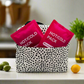 Chic Insulated Lunch Tote with Reusable Hot/Cold Packs